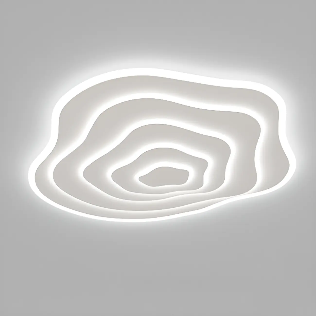 Simple Style Flush Mount Ceiling Light ,3 Color Temperature Image - 5 | homeyfad