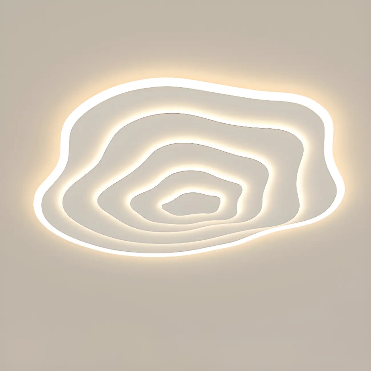 Simple Style Flush Mount Ceiling Light ,3 Color Temperature Image - 7 | homeyfad