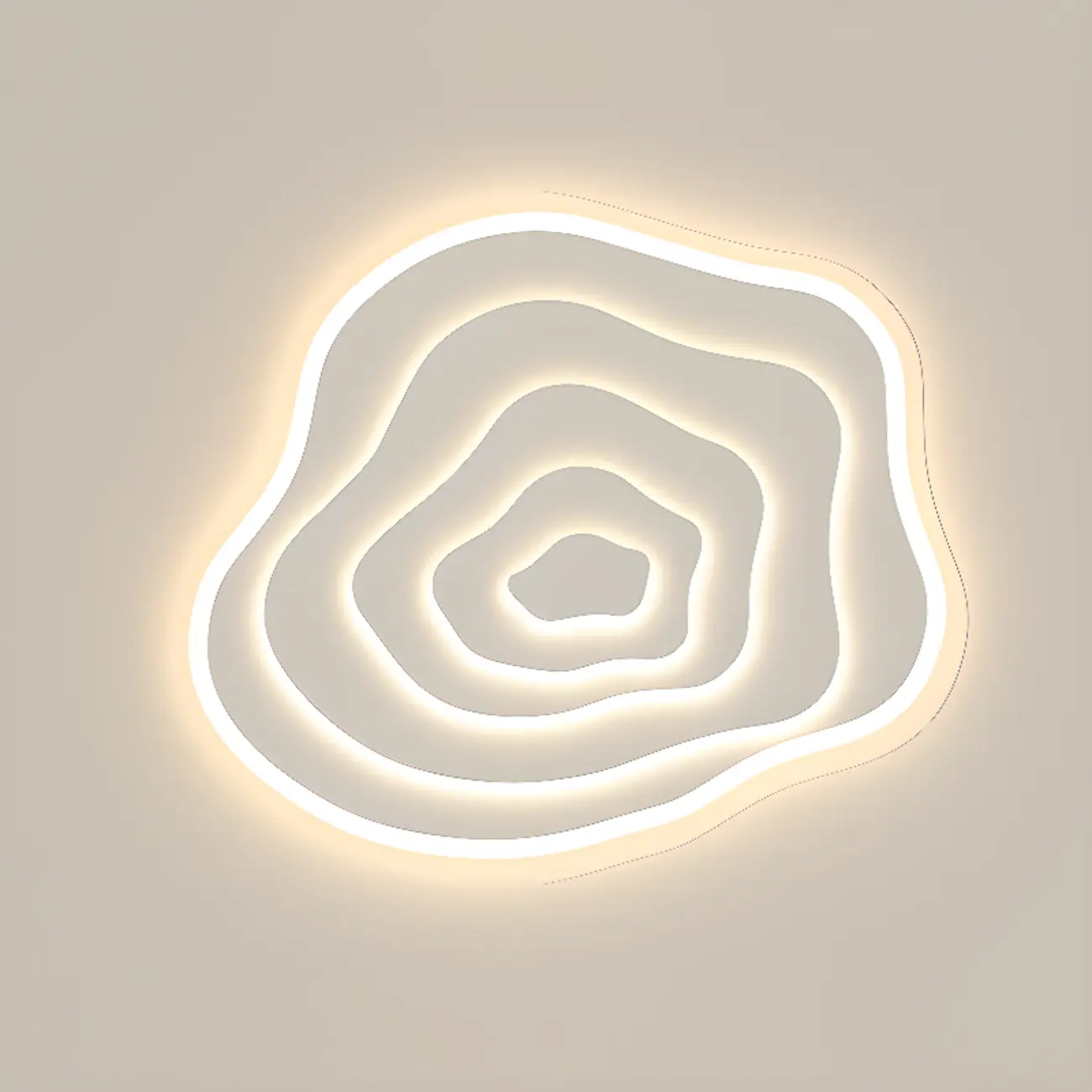 Simple Style Flush Mount Ceiling Light ,3 Color Temperature Image - 8 | homeyfad