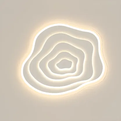 Simple Style Flush Mount Ceiling Light ,3 Color Temperature Image - 8