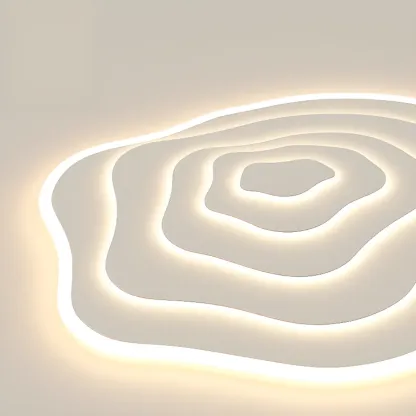 Simple Style Flush Mount Ceiling Light ,3 Color Temperature Image - 10