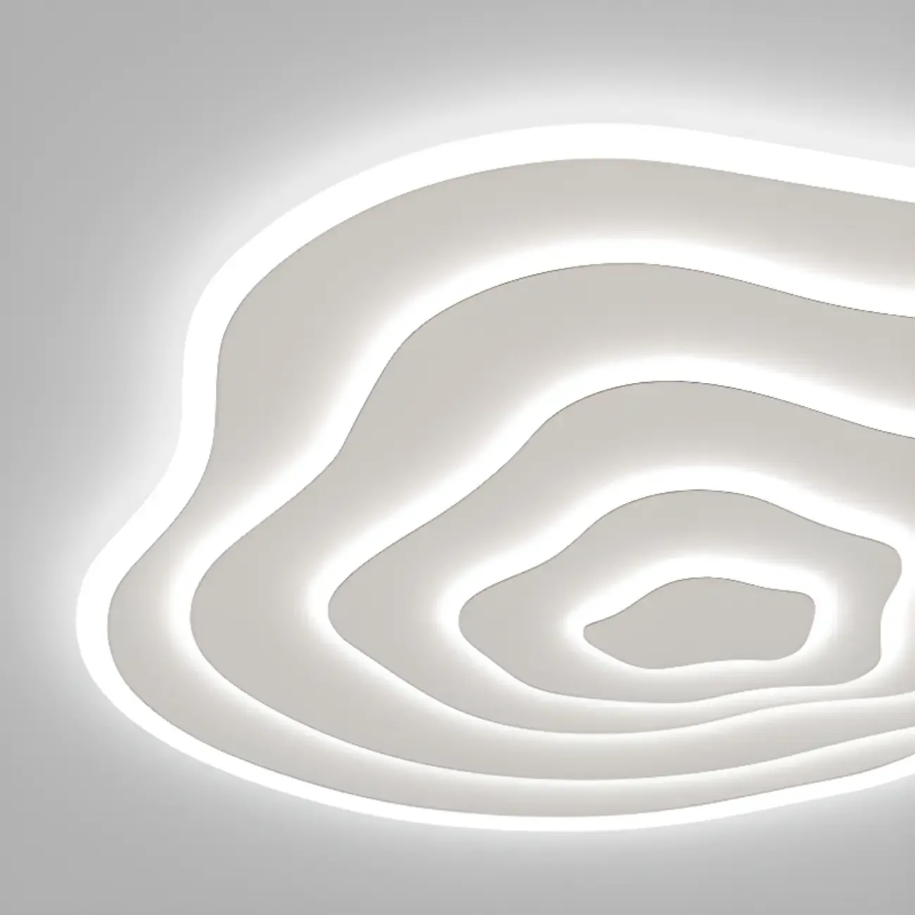 Simple Style Flush Mount Ceiling Light ,3 Color Temperature Image - 11