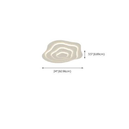 Simple Style Flush Mount Ceiling Light ,3 Color Temperature Image - 16