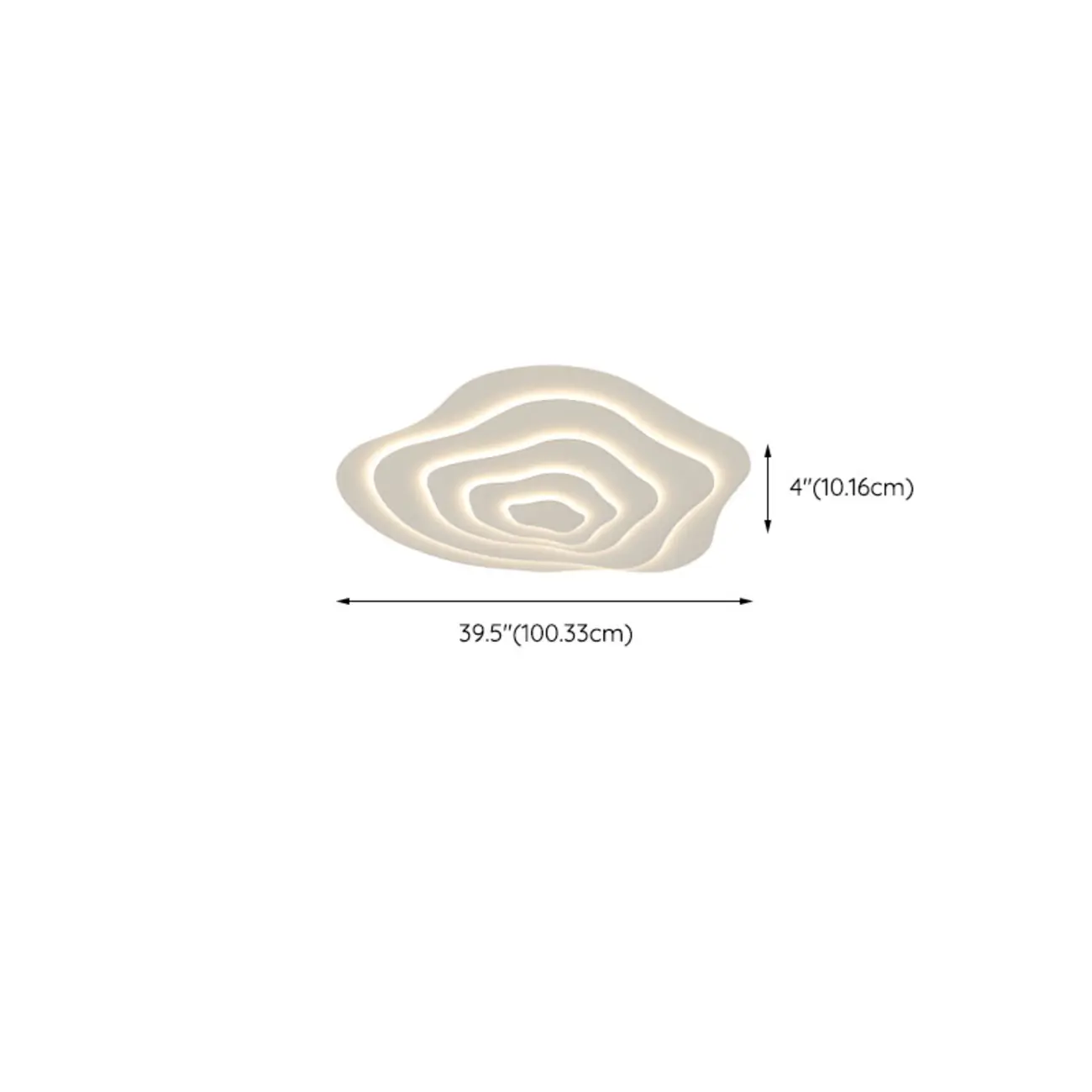 Simple Style Flush Mount Ceiling Light ,3 Color Temperature Image - 18 | homeyfad