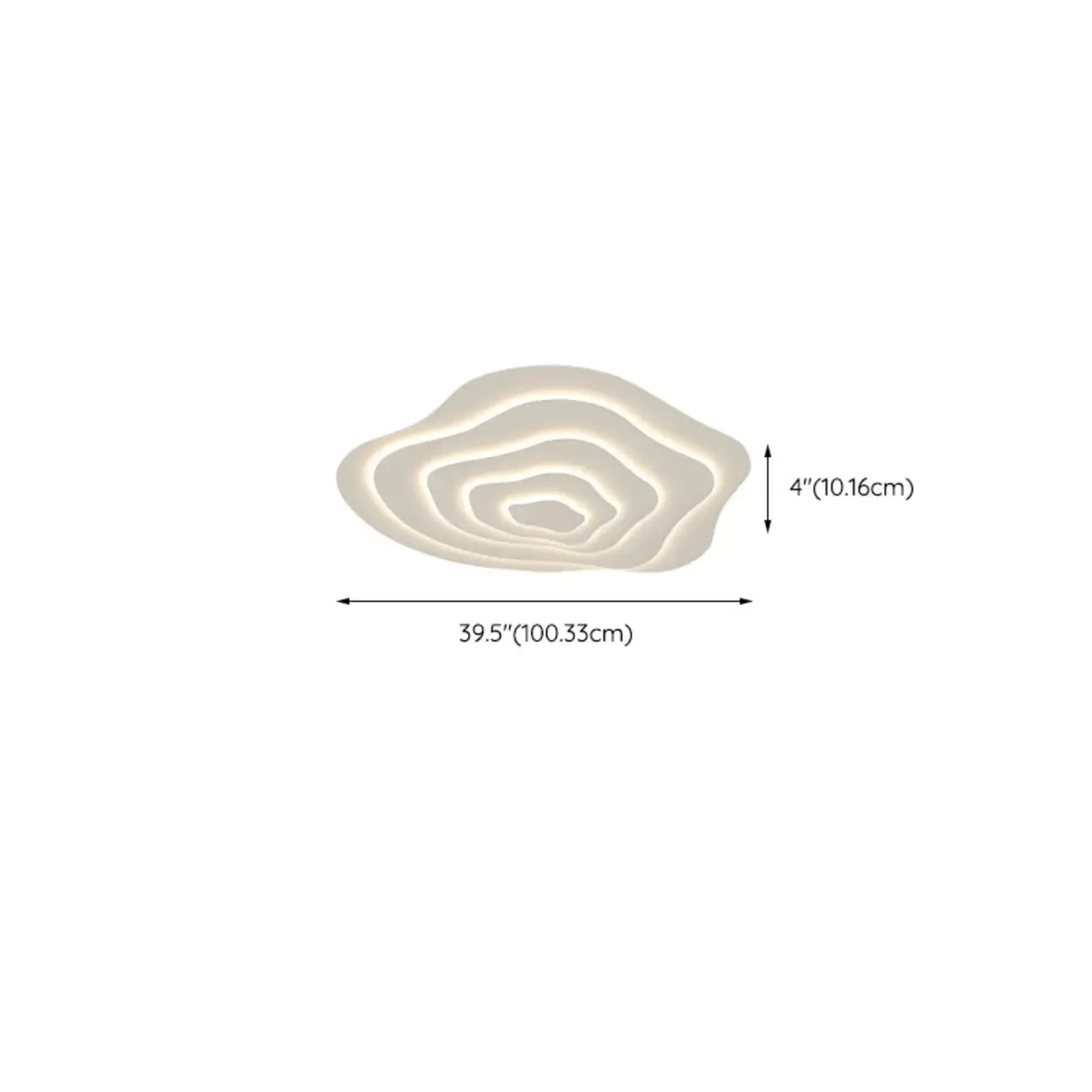 Simple Style Flush Mount Ceiling Light ,3 Color Temperature Image - 18