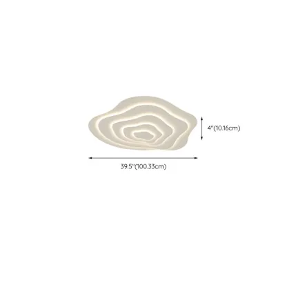 Simple Style Flush Mount Ceiling Light ,3 Color Temperature Image - 18