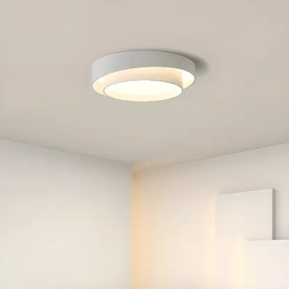 Geometric Flush Mount Ceiling Light for Modern Living Room Image - 1