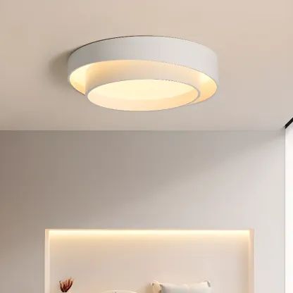 Geometric Flush Mount Ceiling Light for Modern Living Room Image - 3