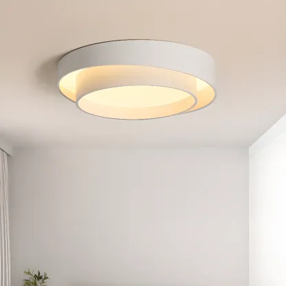 Geometric Flush Mount Ceiling Light for Modern Living Room Image - 4