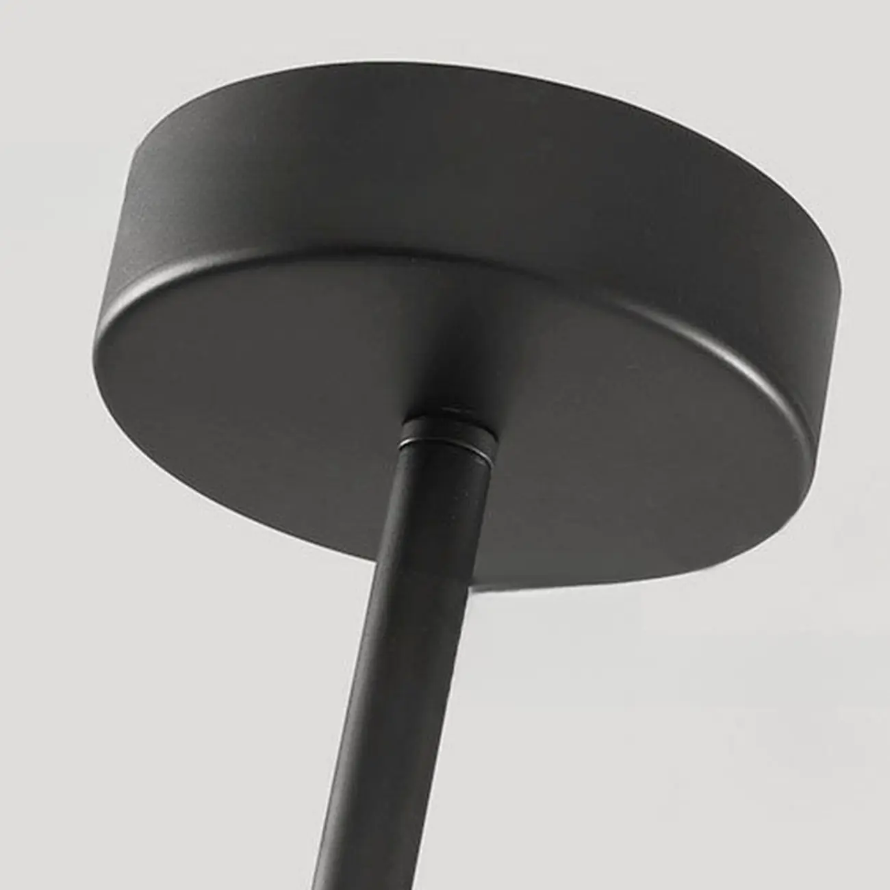 Multi-Light Modern Black LED Chandelier with Geometric Design Image - 12 | homeyfad