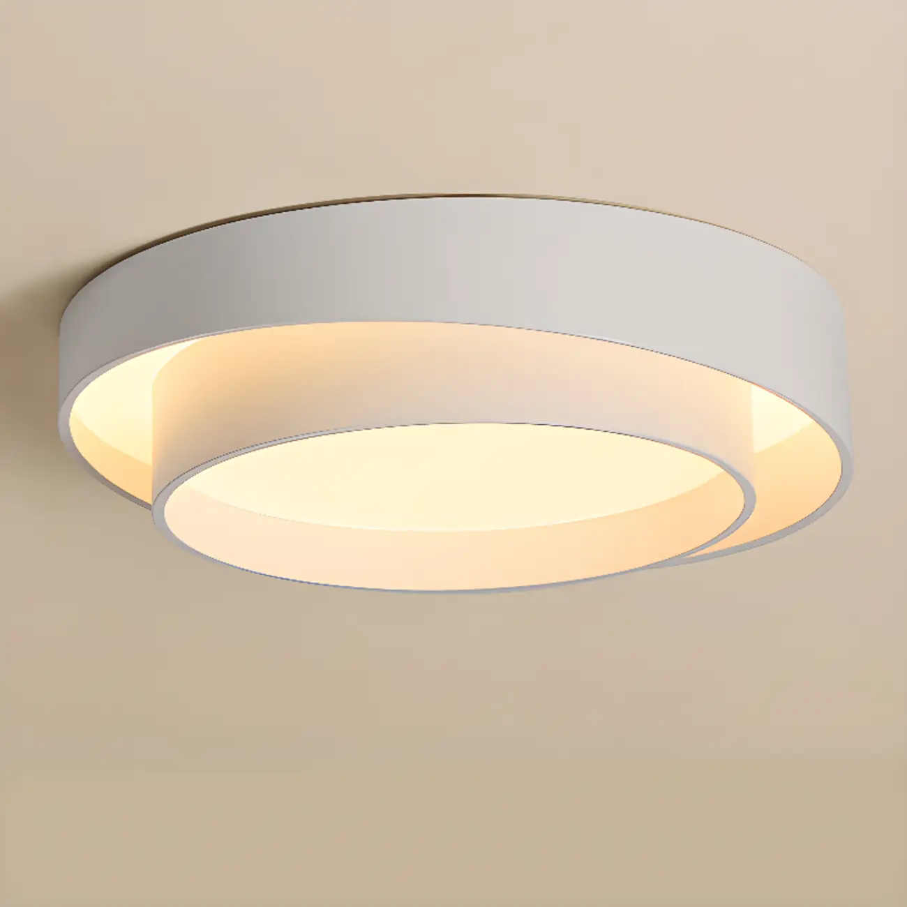Geometric Flush Mount Ceiling Light for Modern Living Room Image - 10 | homeyfad