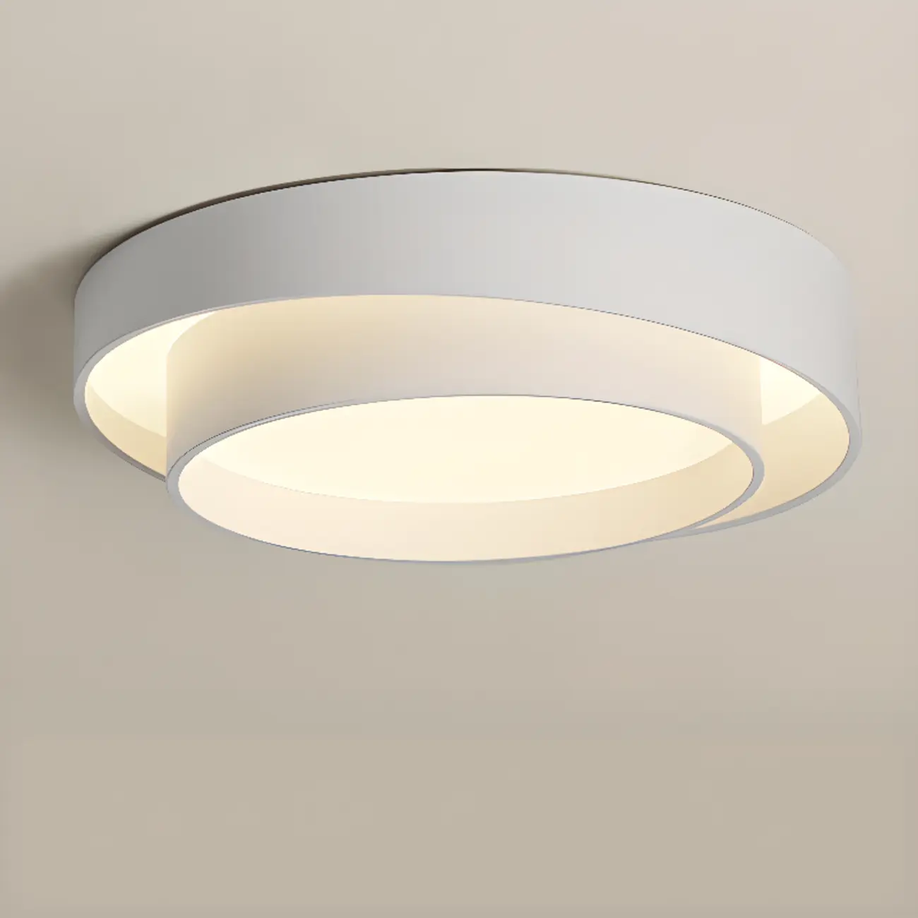 Geometric Flush Mount Ceiling Light for Modern Living Room Image - 11 | homeyfad