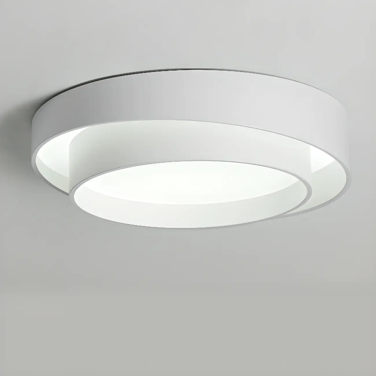 Geometric Flush Mount Ceiling Light for Modern Living Room Image - 12 | homeyfad