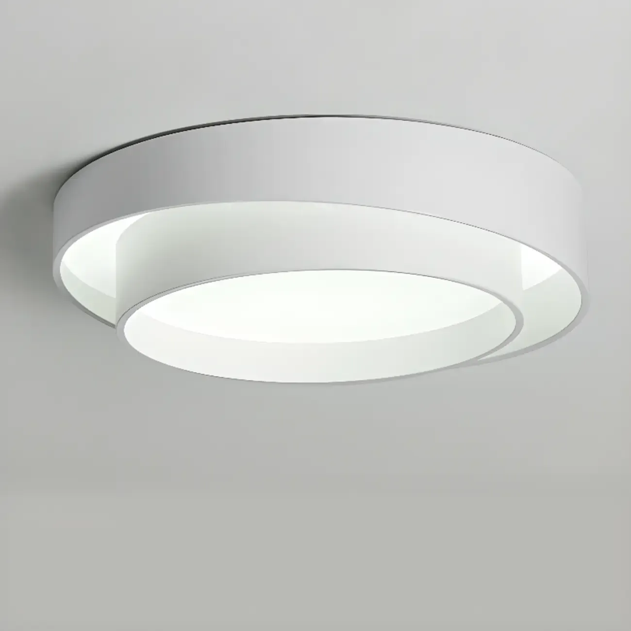 Geometric Flush Mount Ceiling Light for Modern Living Room Image - 12