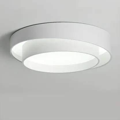 Geometric Flush Mount Ceiling Light for Modern Living Room Image - 12