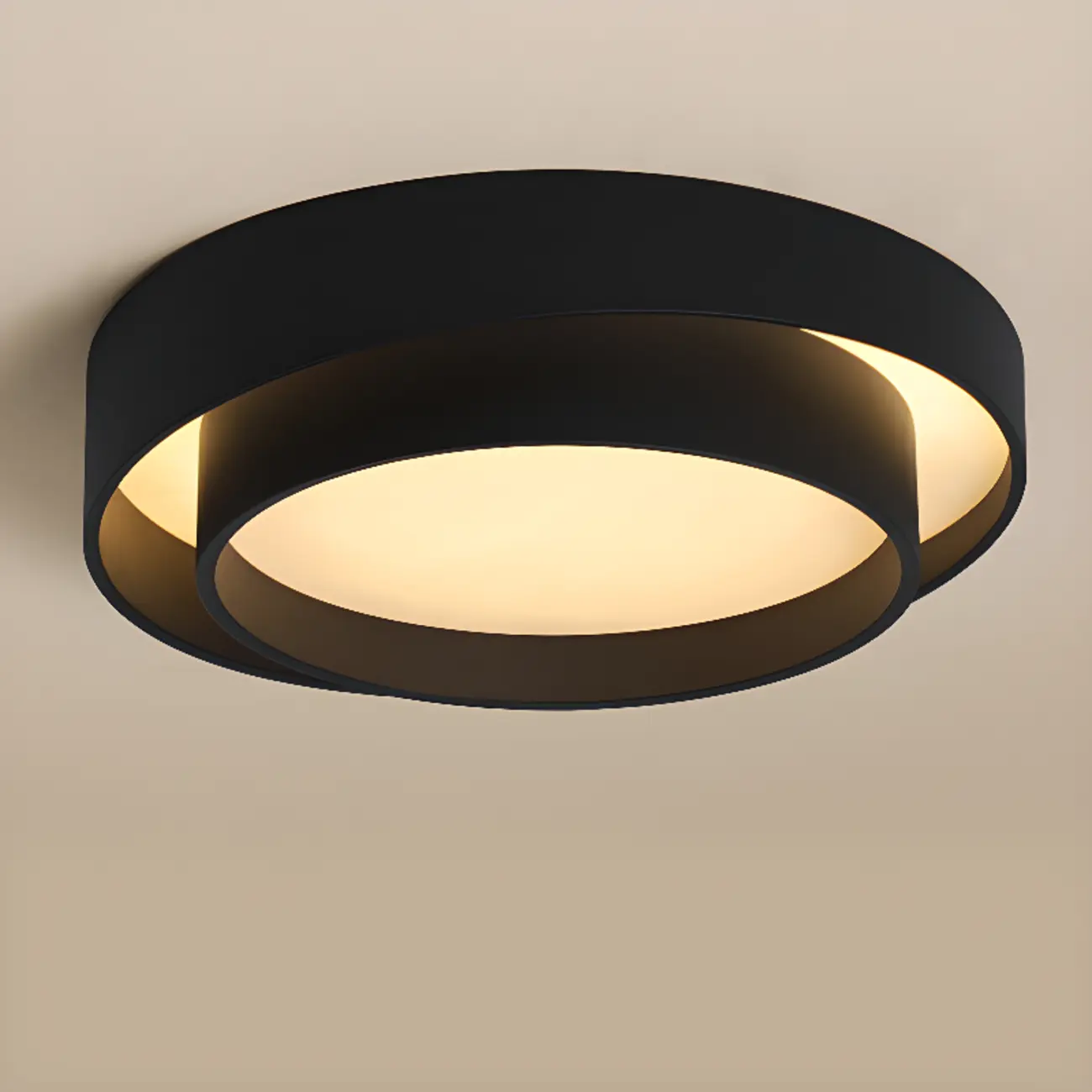 Geometric Flush Mount Ceiling Light for Modern Living Room Image - 13 | homeyfad