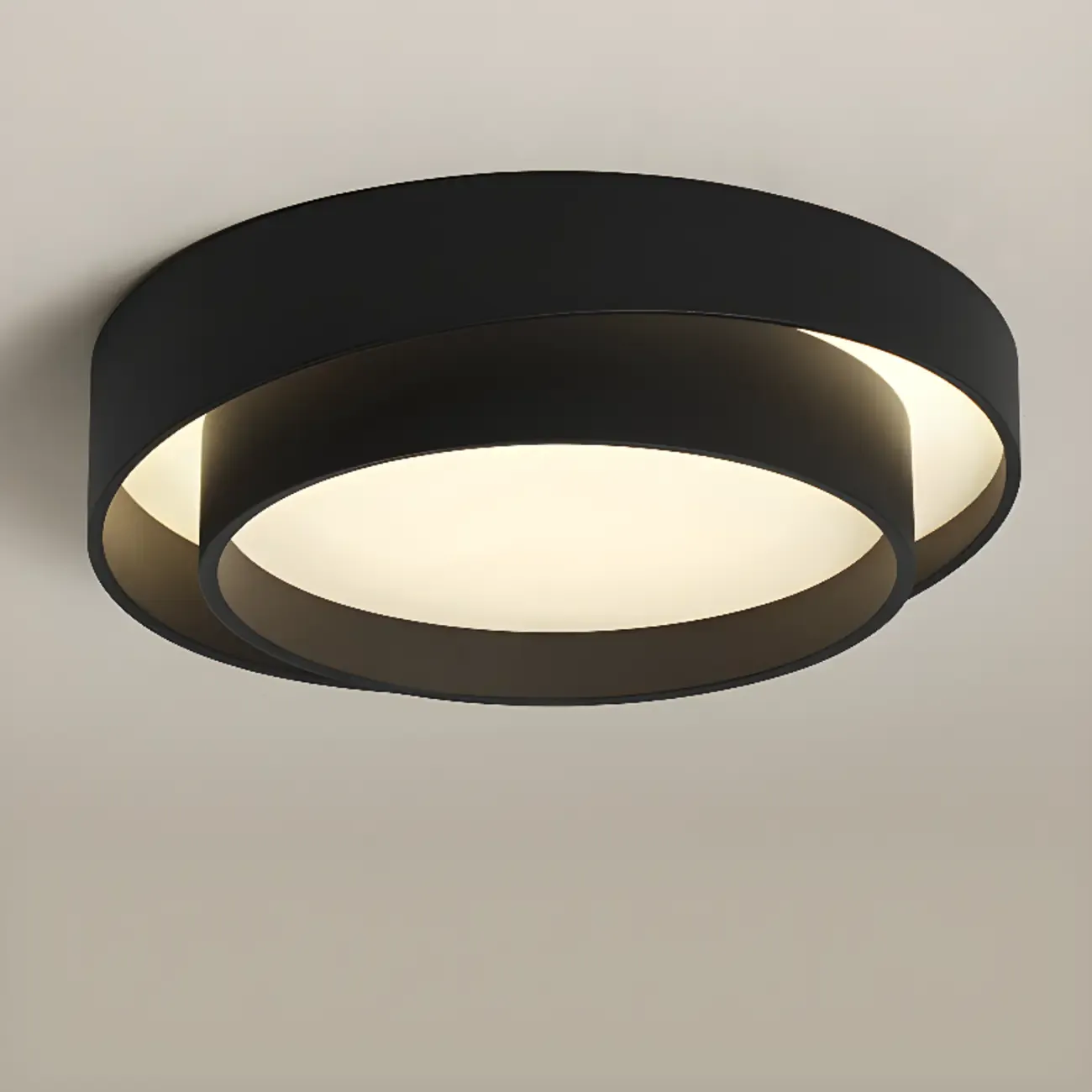 Geometric Flush Mount Ceiling Light for Modern Living Room Image - 14