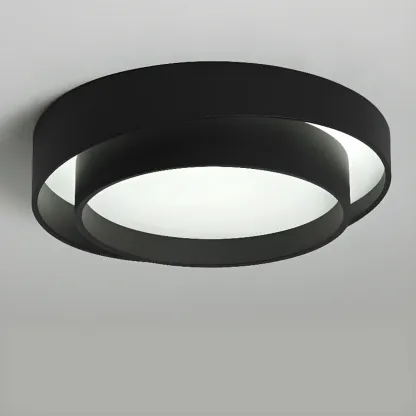 Geometric Flush Mount Ceiling Light for Modern Living Room Image - 15