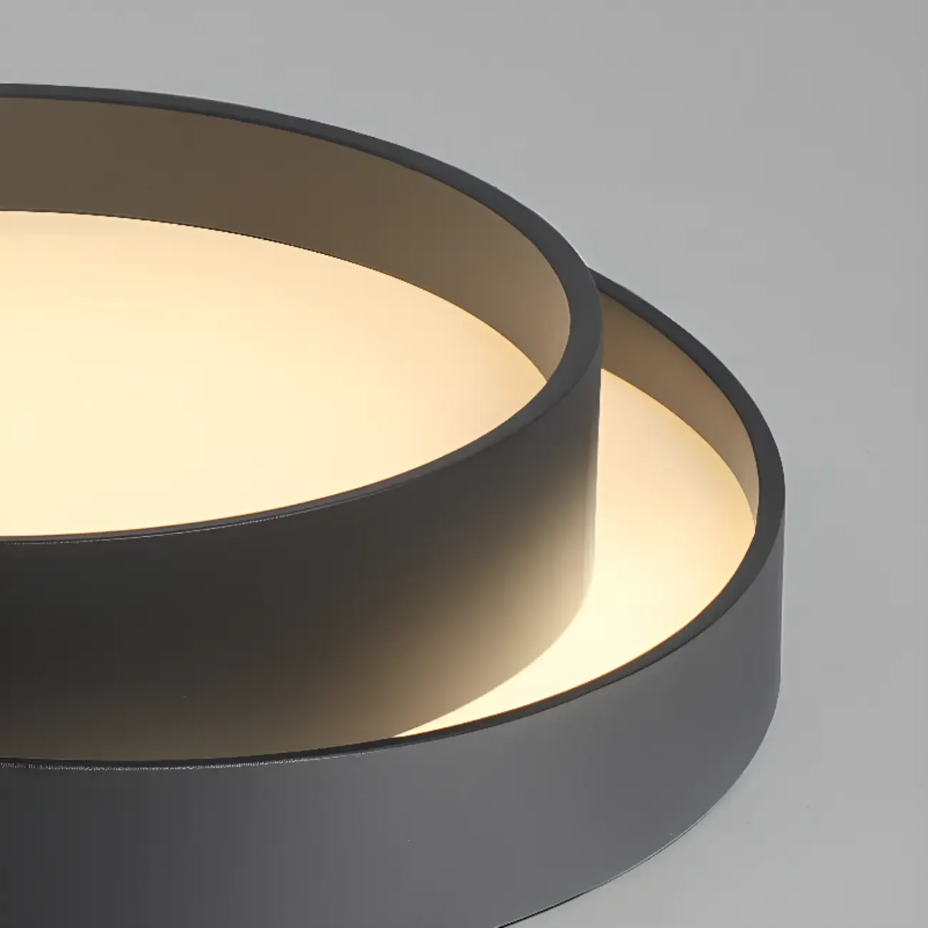 Geometric Flush Mount Ceiling Light for Modern Living Room Image - 17