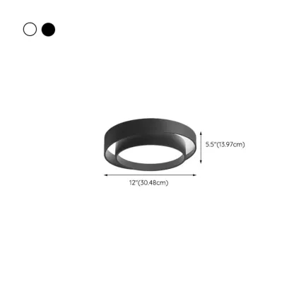 Geometric Flush Mount Ceiling Light for Modern Living Room #size