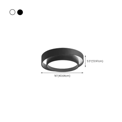 Geometric Flush Mount Ceiling Light for Modern Living Room Image - 21