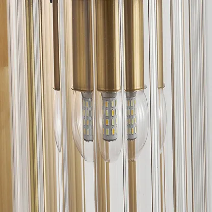 Modern Outdoor Cylinder Wall Sconce with Clear Shade Image - 10