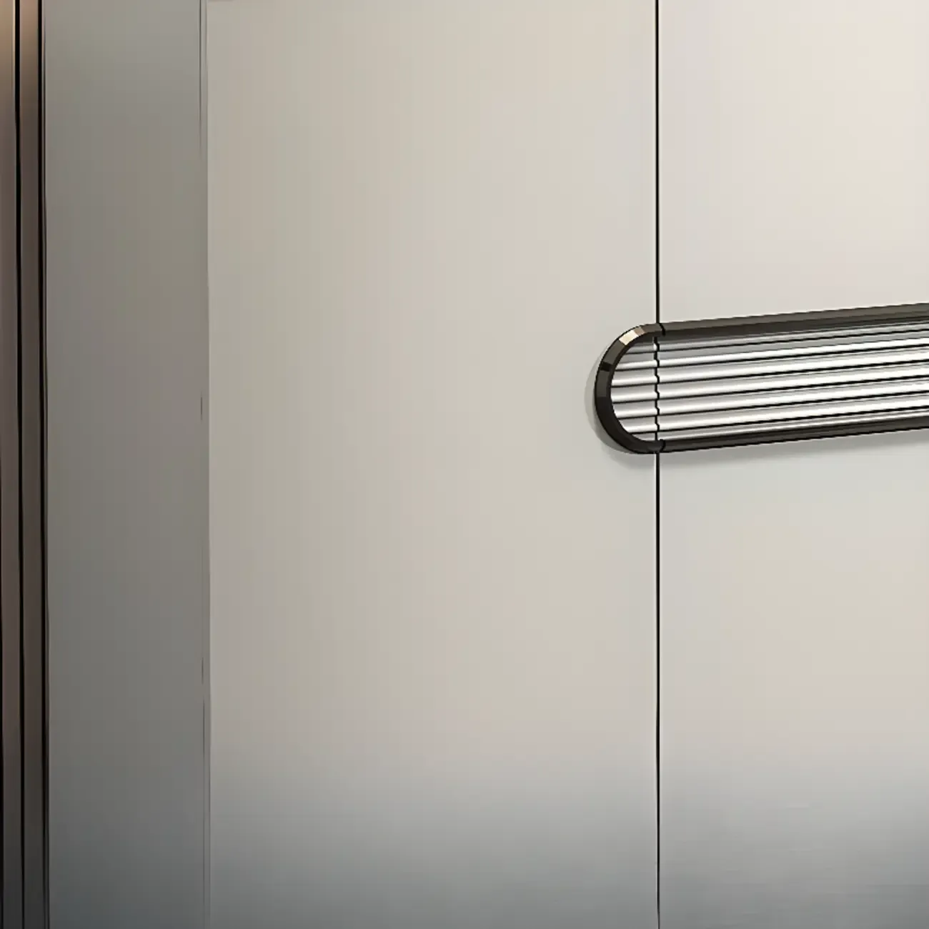 Dark Gray Wood Hallway Shoe Storage Cabinet Image - 7