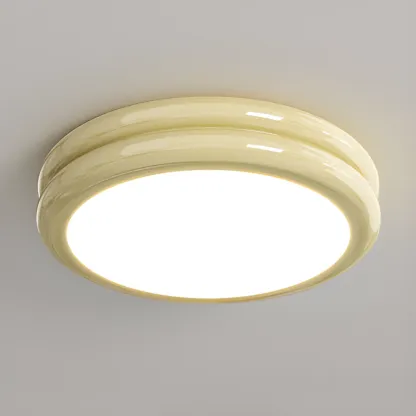 Dimmable Circular Flush LED Ceiling Light for Living Room Image - 7