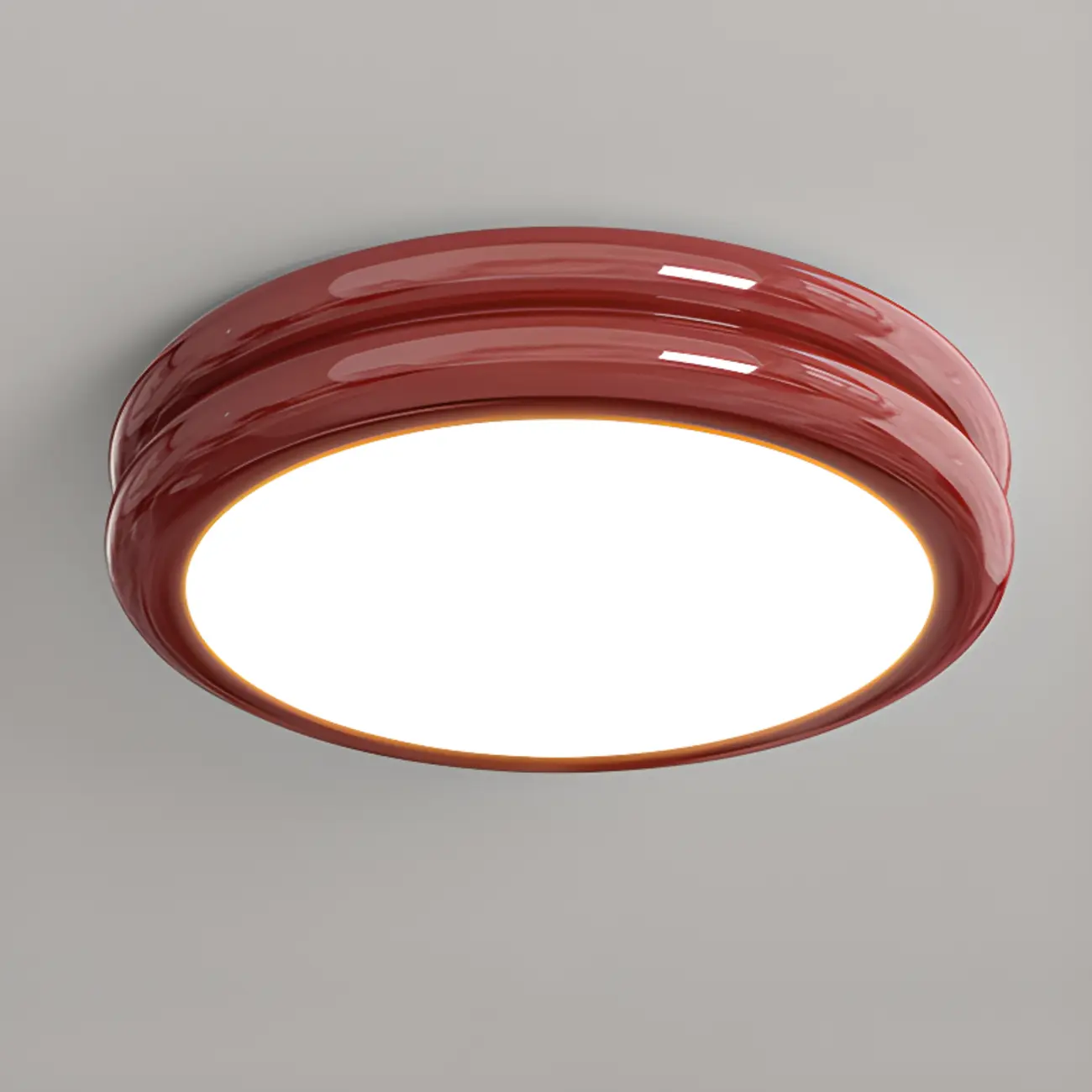 Dimmable Circular Flush LED Ceiling Light for Living Room Image - 5 | homeyfad