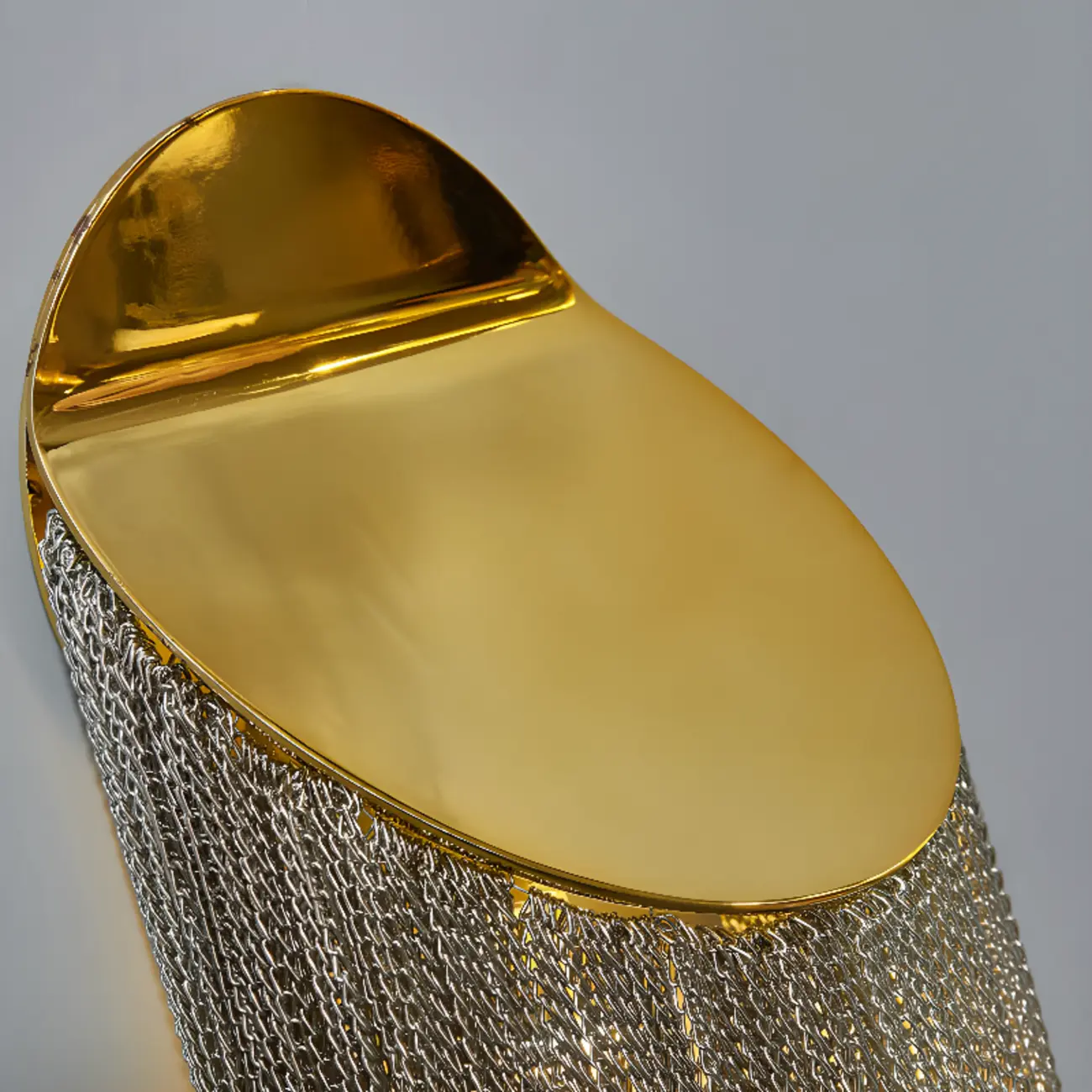 Luxury Metal Wall Light with Ambient Aluminium Shade Image - 10 | homeyfad