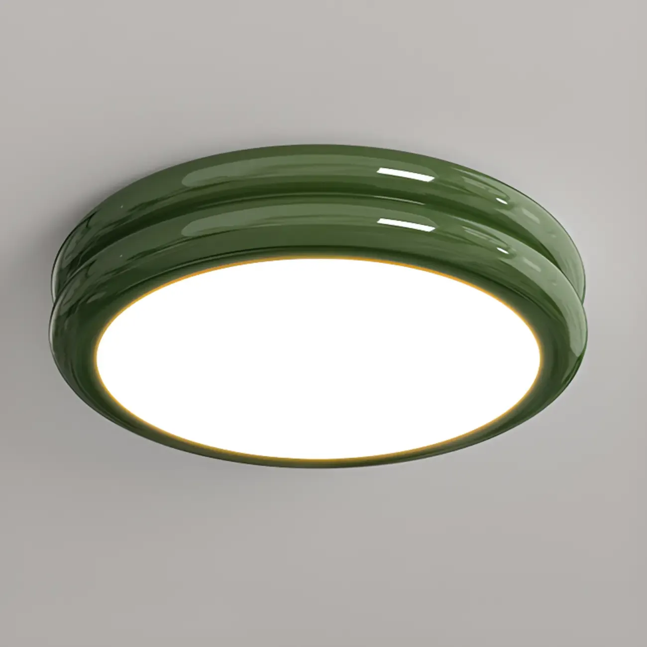 Dimmable Circular Flush LED Ceiling Light for Living Room Image - 2