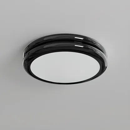 Dimmable Circular Flush LED Ceiling Light for Living Room Image - 11