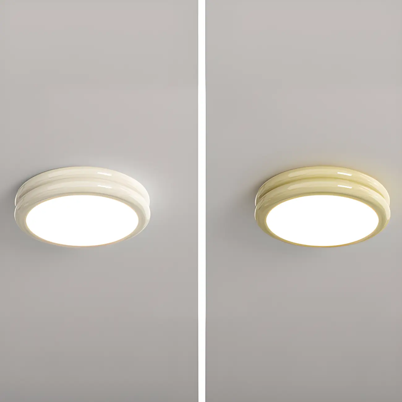Dimmable Circular Flush LED Ceiling Light for Living Room Image - 13 | homeyfad