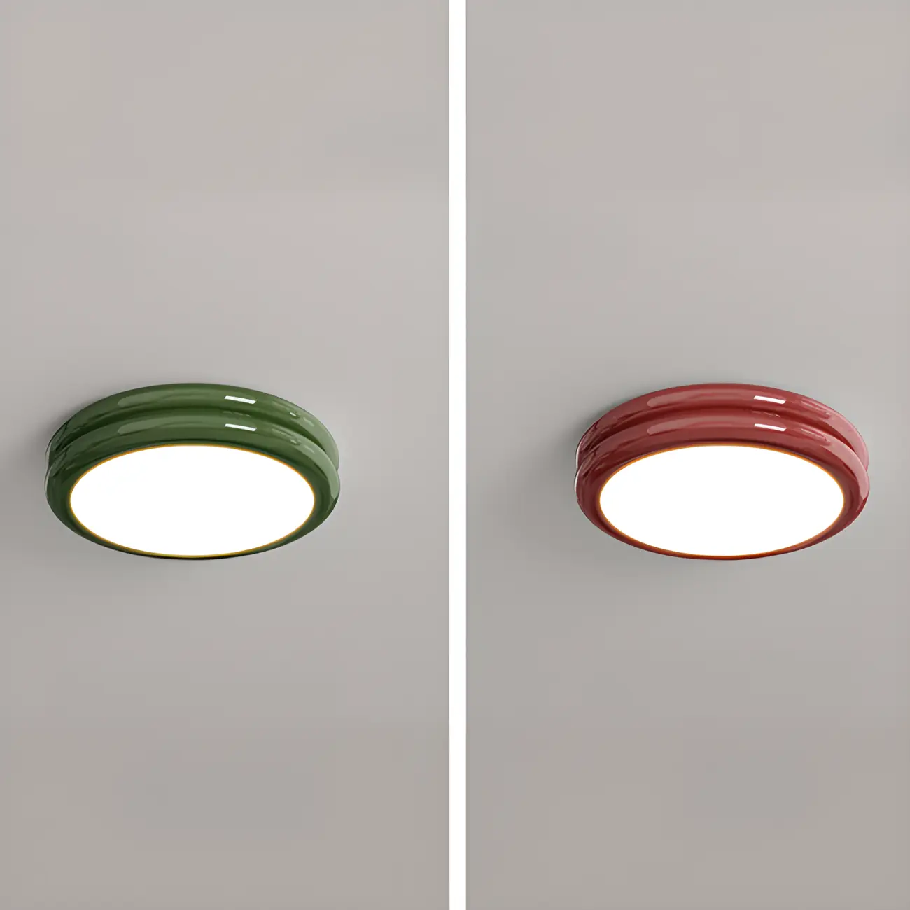 Dimmable Circular Flush LED Ceiling Light for Living Room Image - 14 | homeyfad