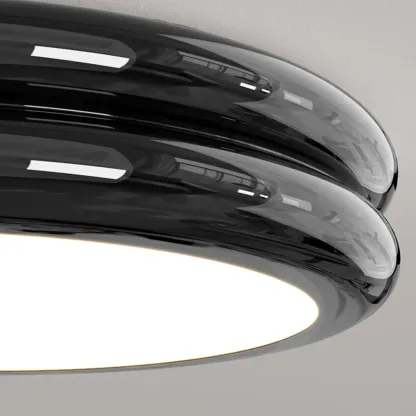 Dimmable Circular Flush LED Ceiling Light for Living Room Image - 16