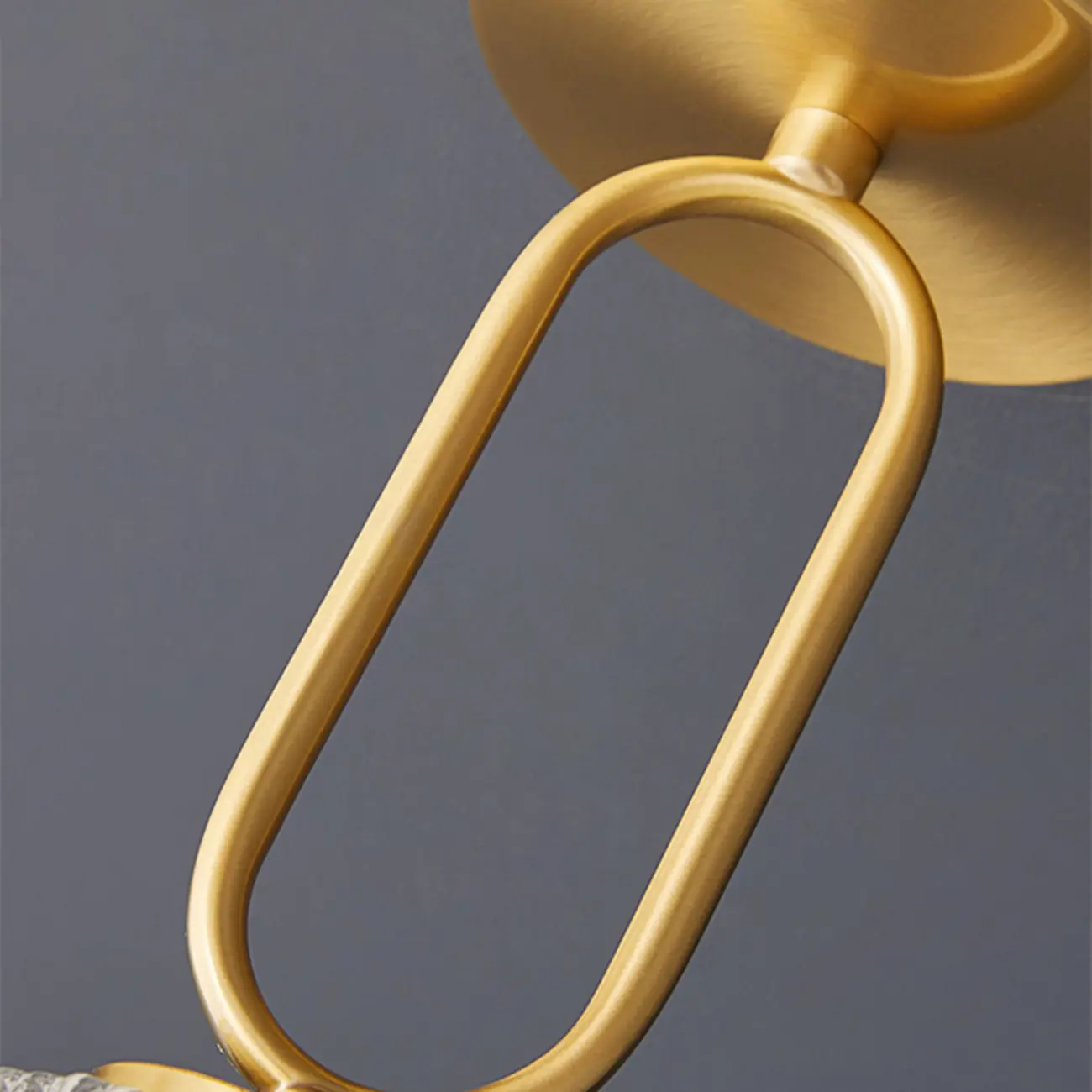 5 to 9 Inch Gold Modern Semi Flush Ceiling Light for Entryway Image - 14 | homeyfad