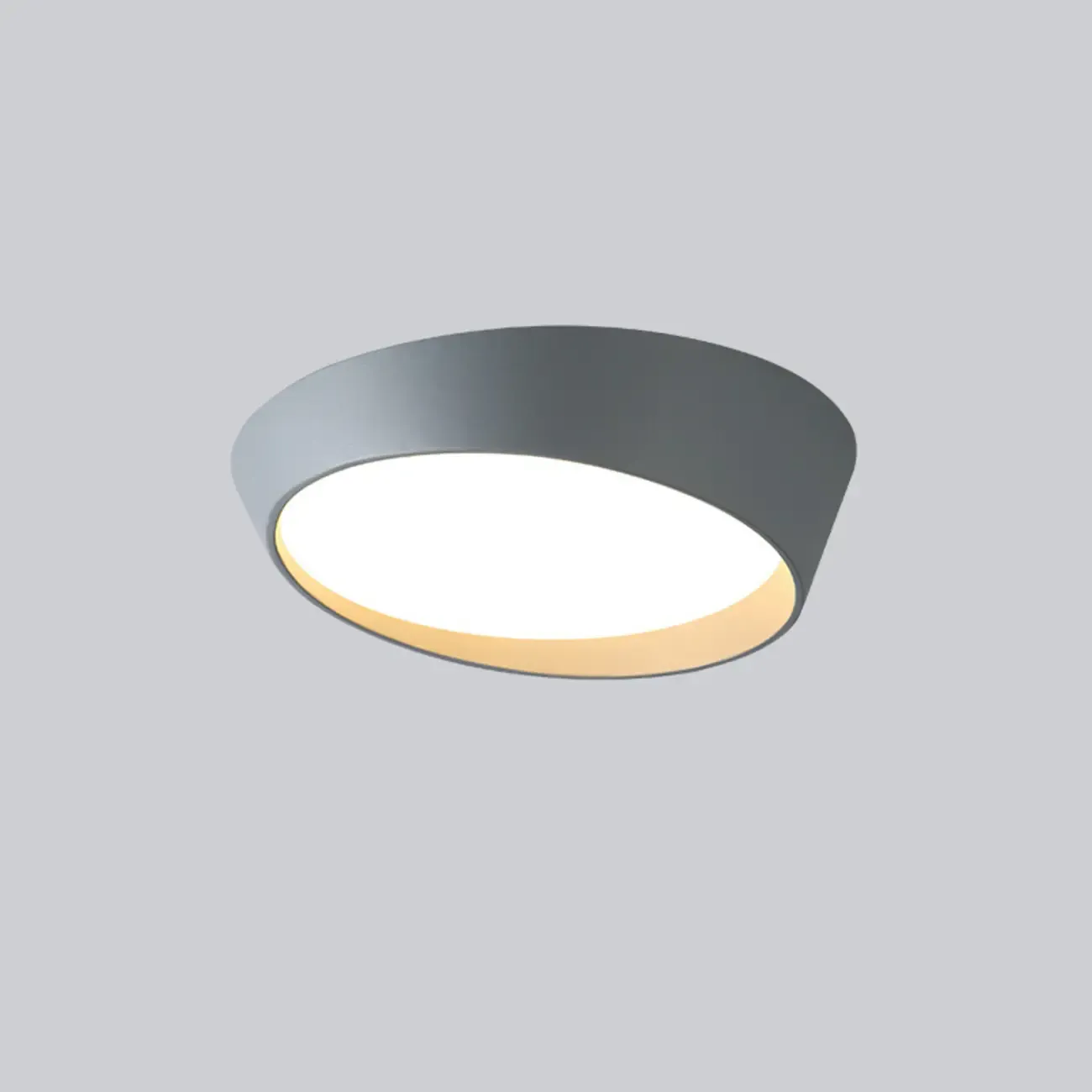 Modern Minimalist Round Flush Ceiling Light for Living Room Image - 2