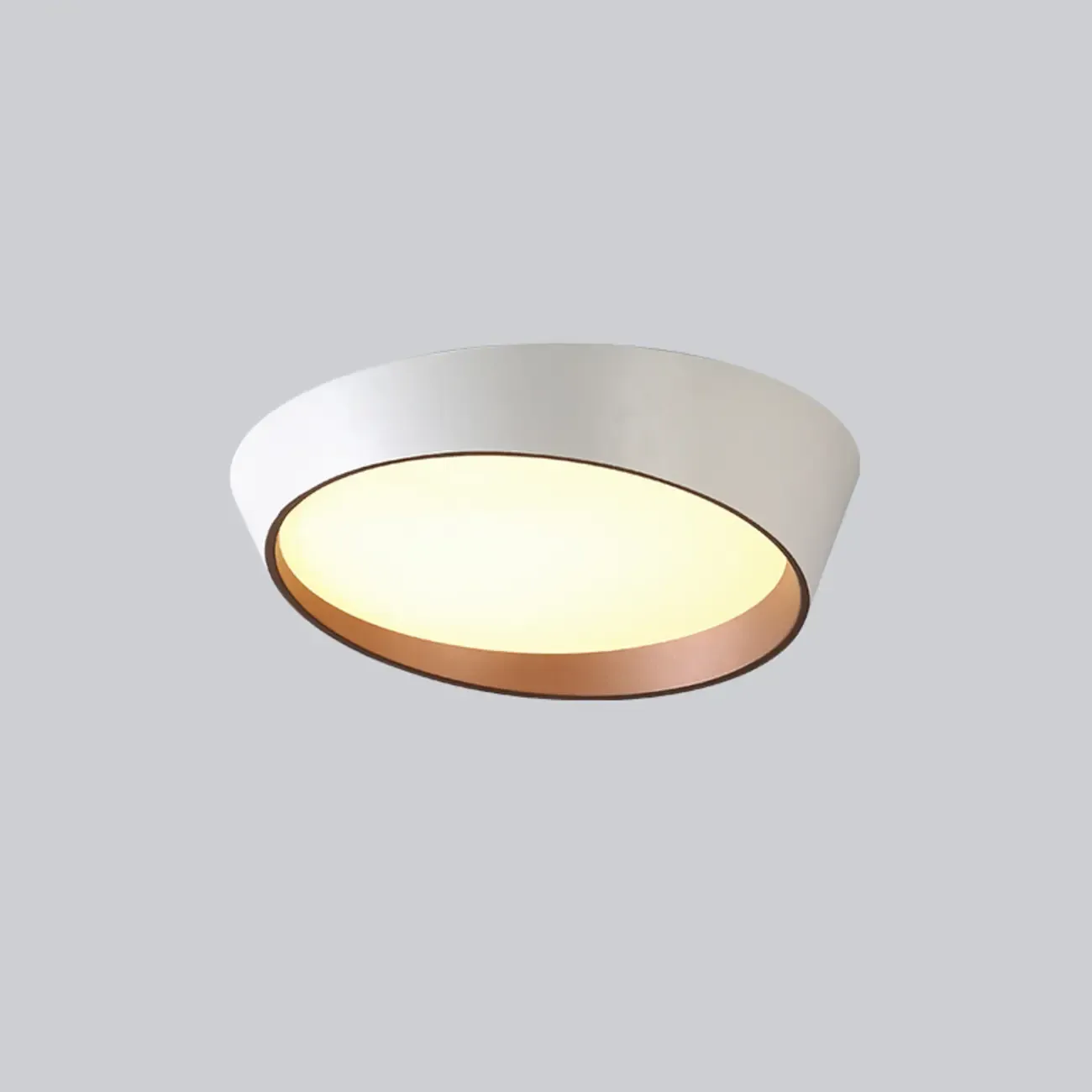 Modern Minimalist Round Flush Ceiling Light for Living Room Image - 5