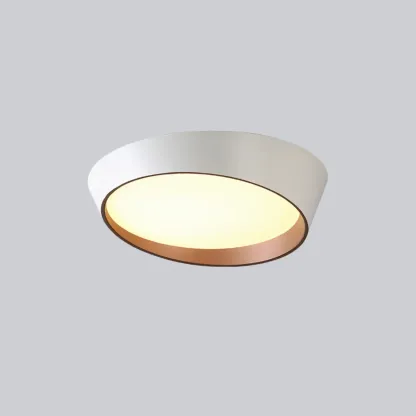 Modern Minimalist Round Flush Ceiling Light for Living Room Image - 5