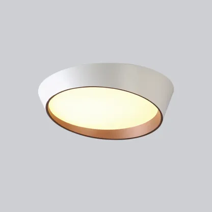Modern Minimalist Round Flush Ceiling Light for Living Room Image - 7