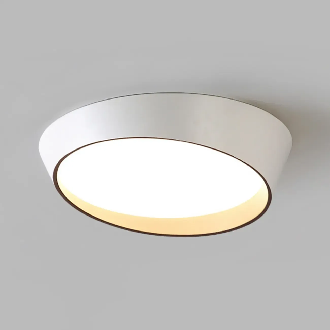 Modern Minimalist Round Flush Ceiling Light for Living Room Image - 10