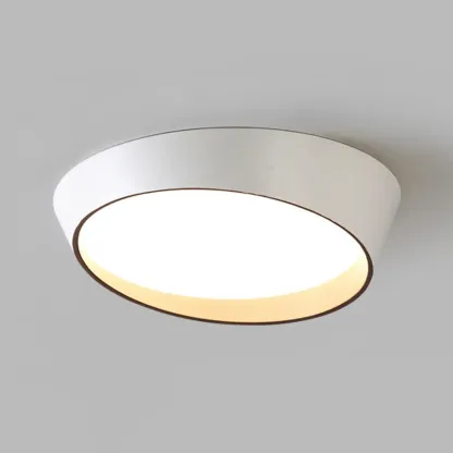 Modern Minimalist Round Flush Ceiling Light for Living Room Image - 10