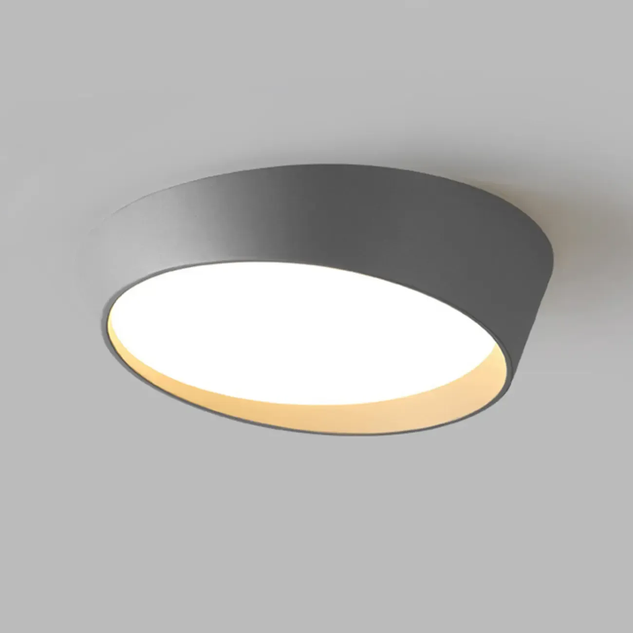 Modern Minimalist Round Flush Ceiling Light for Living Room Image - 11