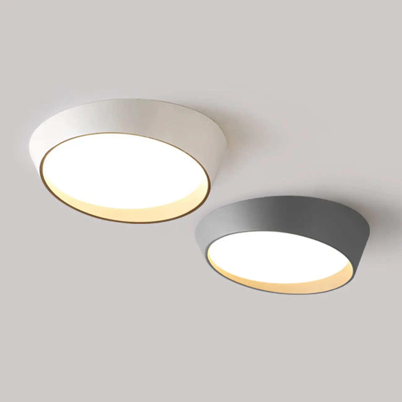 Modern Minimalist Round Flush Ceiling Light for Living Room Image - 15 | homeyfad