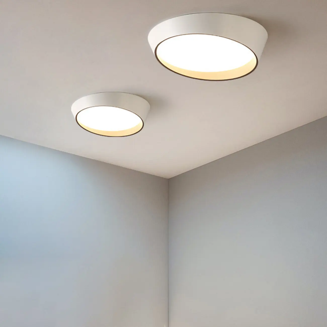 Modern Minimalist Round Flush Ceiling Light for Living Room Image - 16 | homeyfad