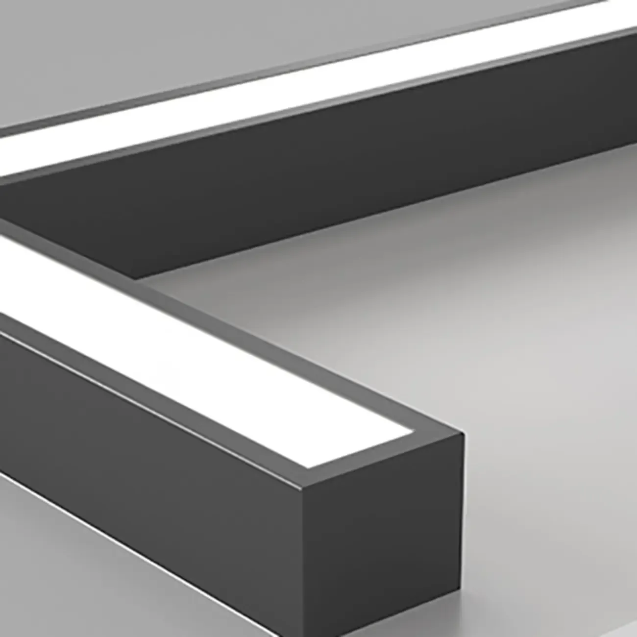 Modern Geometric Ceiling Light Fixture with Acrylic Shade Image - 11