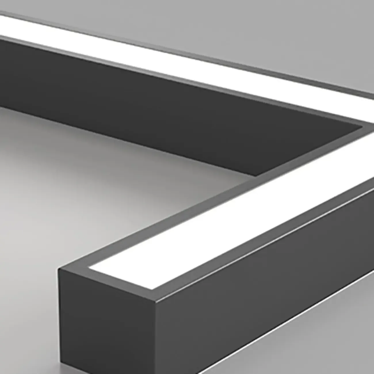 Modern Geometric Ceiling Light Fixture with Acrylic Shade Image - 12