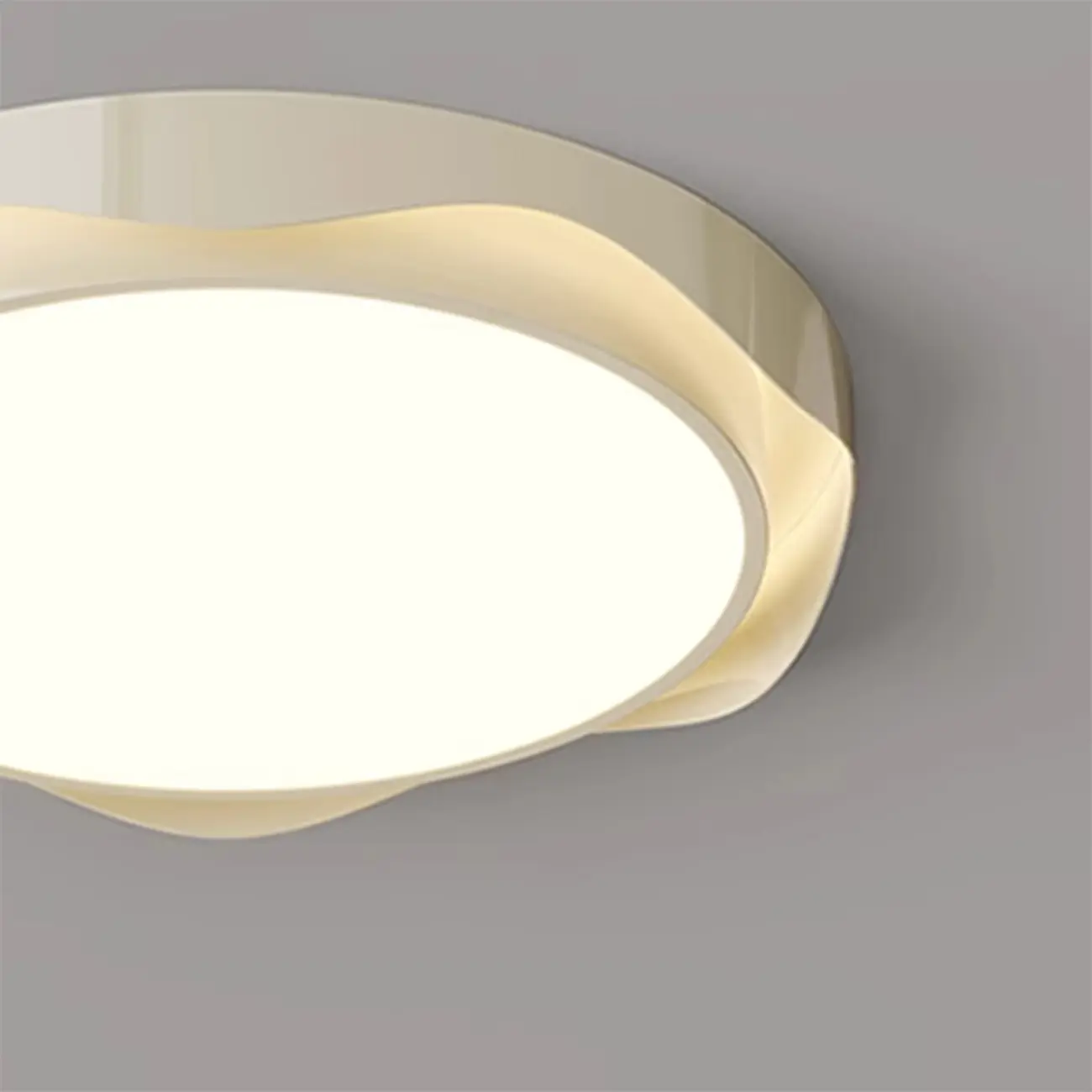Dimmable Circular Flush Ceiling Light for Modern Bedroom  Image - 8 | homeyfad