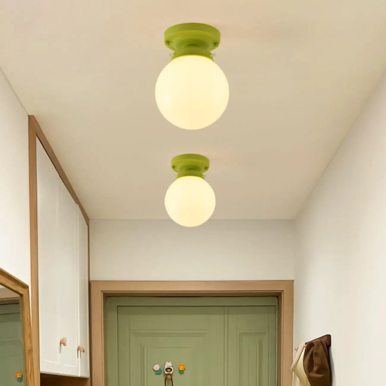 Elegant Flower Shape Ceiling Light for Entrance Illumination  Image - 2 | homeyfad