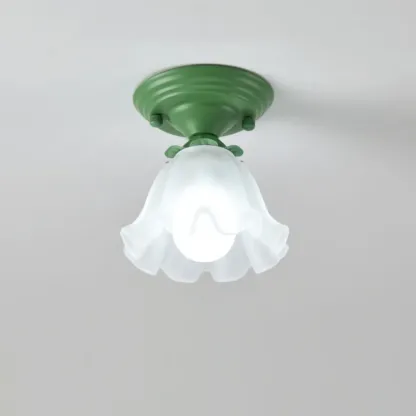 Elegant Flower Shape Ceiling Light for Entrance Illumination  Image - 7